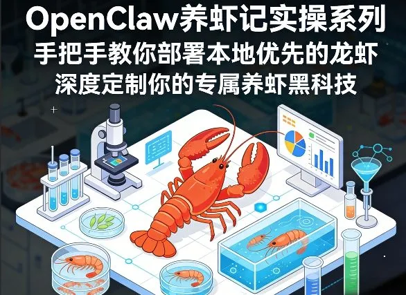 OpenClaw养虾记实操系列，手把手教你部署本地优先的龙虾，深度定制你的专属养虾黑科技（更新）
